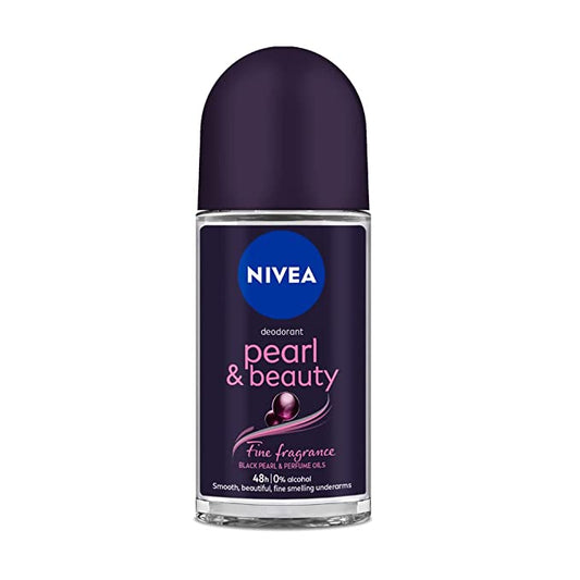 Nivea Deodorant Roll On, Pearl & Beauty For Women 50ml