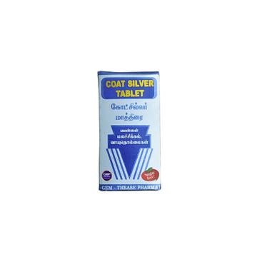 Coat Silver Tablets - 50 Tablets