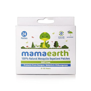 Mamaearth Natural Repellent Mosquito Patches For Babies with 12 Hour Protection - 24Pieces