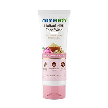 Mamaearth Multani Mitti Face Wash With Bulgarian Rose  - 100 ml