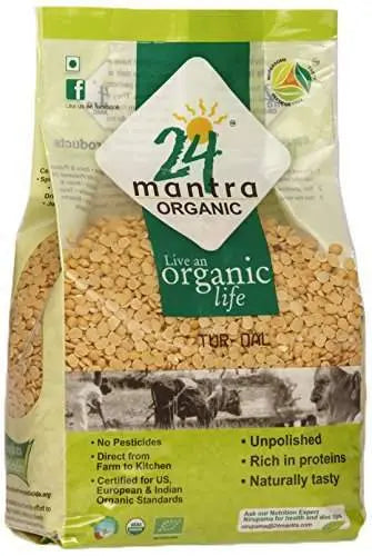 24 Organic Mantra Tur Dal 24 Mantra