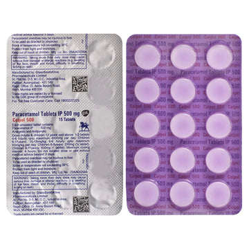 Calpol 500  - Paracetamol Tablets IP 500mg - 15Tablets GSK