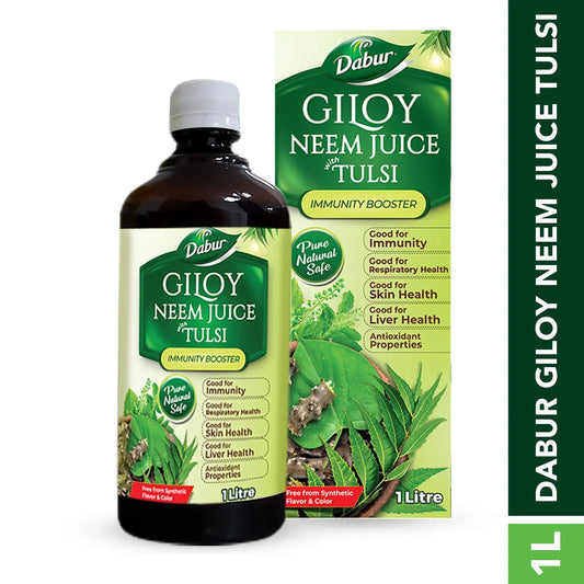 Dabur Giloy Neem Juice with Tulsi 1Litre Dabur