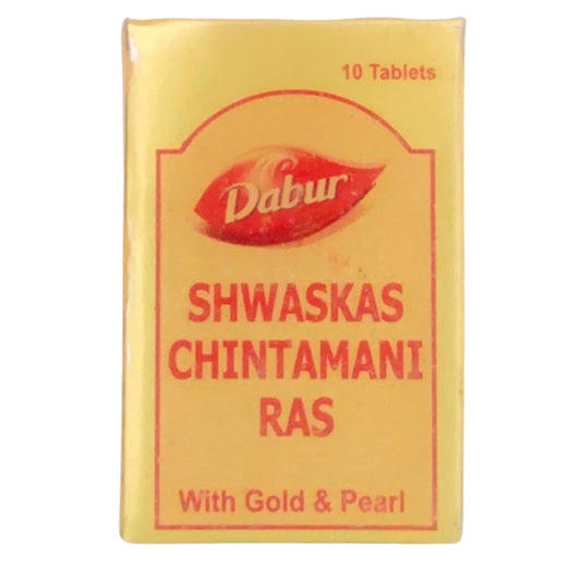 Dabur Shwaskas Chintamani Ras - 10Tablets Dabur