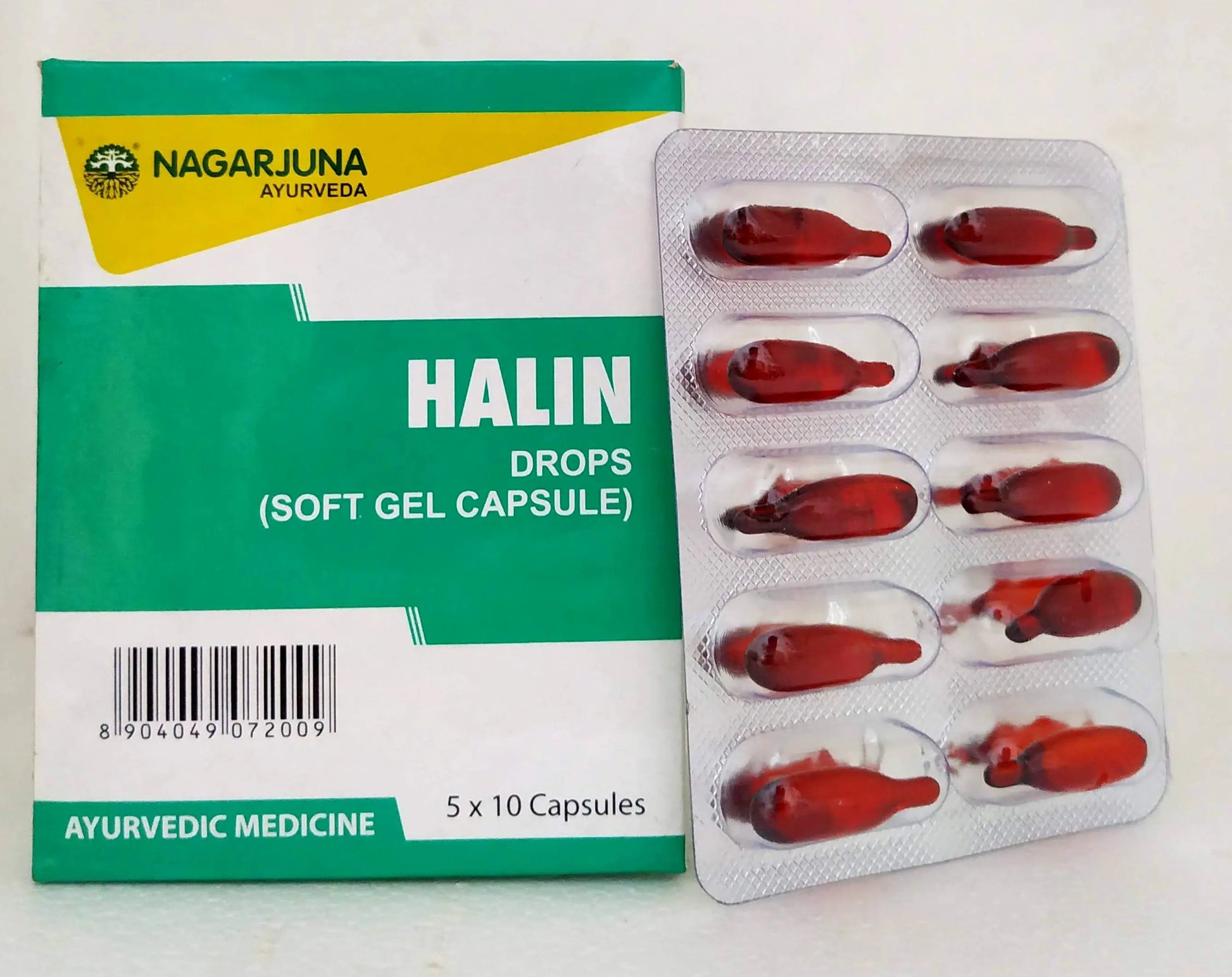 Halin Capsules - 10Capsules Nagarjuna