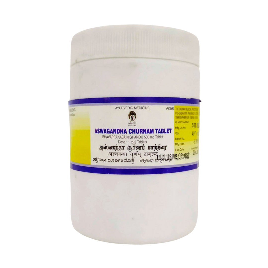 Impcops Ashwagandha Churnam Tablets Impcops