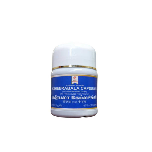 Impcops Ksheerabala 101 Thailam Capsules - 120Capsules Impcops