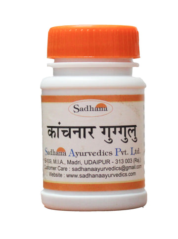 Kanchanar guggulu tablets - 10gm Sadhana Ayurvedics
