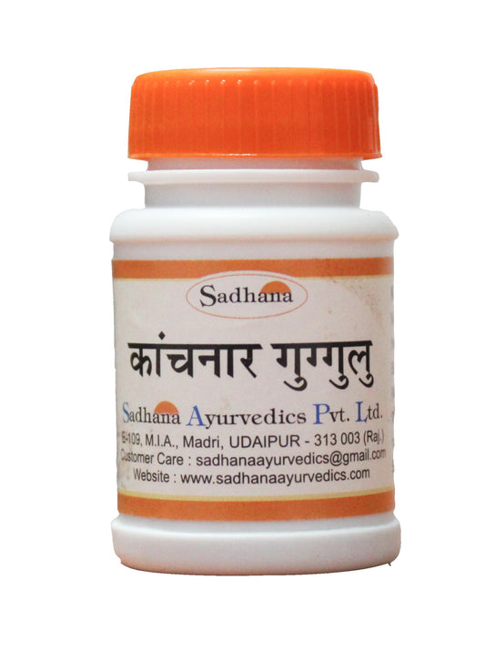 Kanchanar guggulu tablets - 10gm Sadhana Ayurvedics