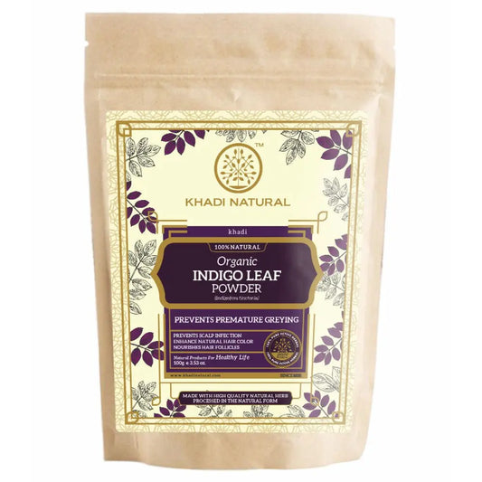 Khadi Natural Indigo Leaf Organic Powder 100gm KHADI NATURAL