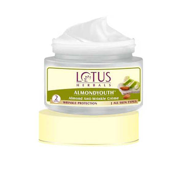 Lotus Herbals  Almondyouth Almond Anti-Wrinkle Cream - 50 GM Lotus