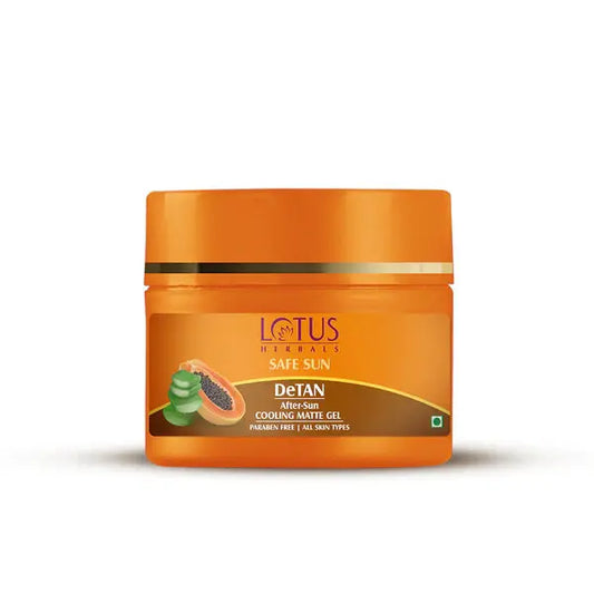 Lotus Herbals Safe Sun DeTan After Sun Cooling Matte Gel -100g Lotus