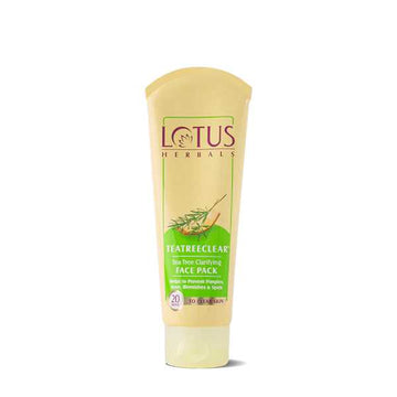 Lotus Herbals Teatreeclear Anti-Acne Oil Control Tea Tree Face Pack - 120 gm Lotus