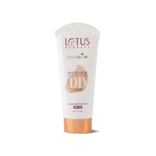Lotus Herbals WHITEGLOW Matt-Look DD Cream SPF-20 Pink Beige - 50 gm Lotus