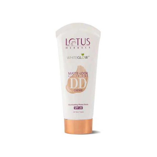 Lotus Herbals WHITEGLOW Matt-Look DD Cream SPF-20 Pink Beige - 50 gm Lotus