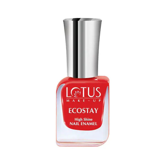 Lotus herbals ecostay nail enamel hot crimson 10ML E5 Lotus