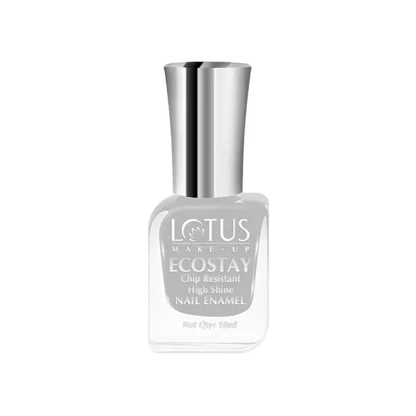 Lotus herbals ecostay nail enamel silver chrome 10ml E42 Lotus
