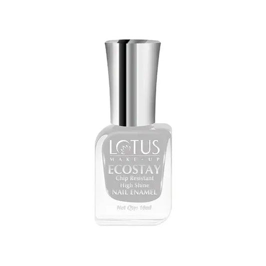 Lotus herbals ecostay nail enamel silver chrome 10ml E42 Lotus