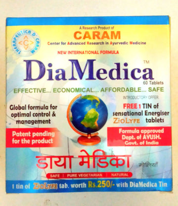 Madhu sanjeevini Dia medica 80Tablets Caram