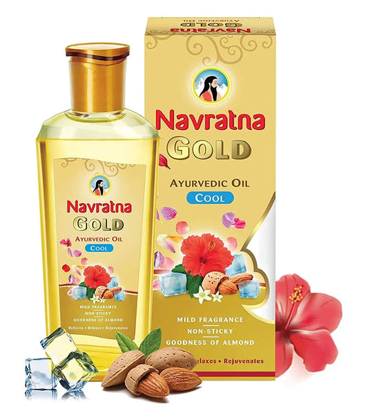 Navratna Gold Ayurvedic Cool Oil 200ml Emami
