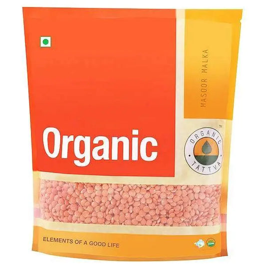 Organic Tattva Masoor Malka Whole Organic Tattva