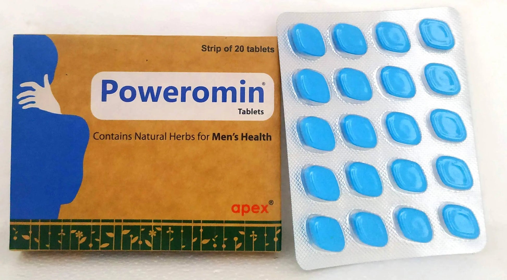 Poweromin Tablets - 20Tablets Apex Ayurveda