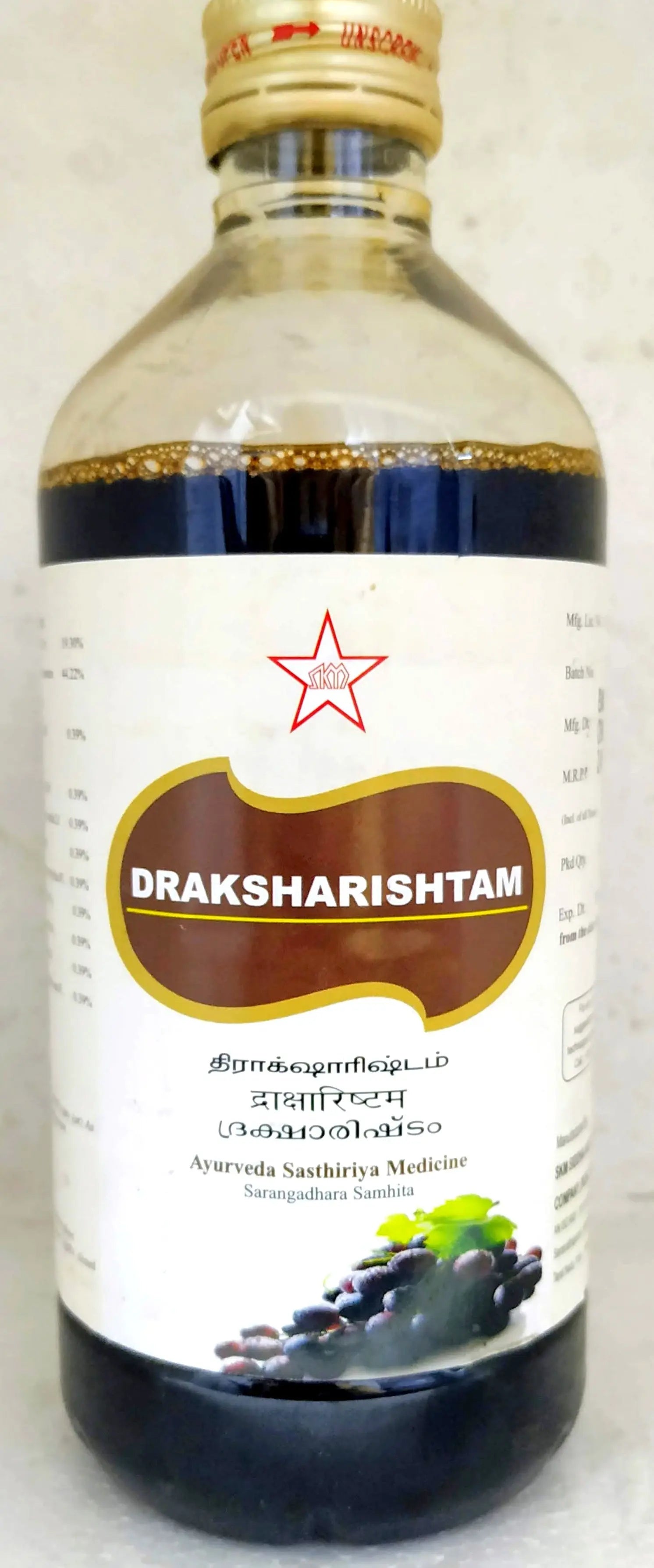 SKM Draksharishtam 450ml SKM