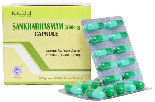 Sankha Bhasmam Capsules Kottakkal