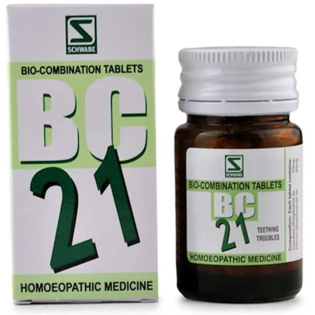 Schwabe Homoeopathy Bio Combination 21 - Teething Troubles Dr Willmar Schwabe Homeo