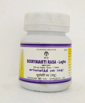 Sooryavarti rasa laghu tablets 50gm Impcops
