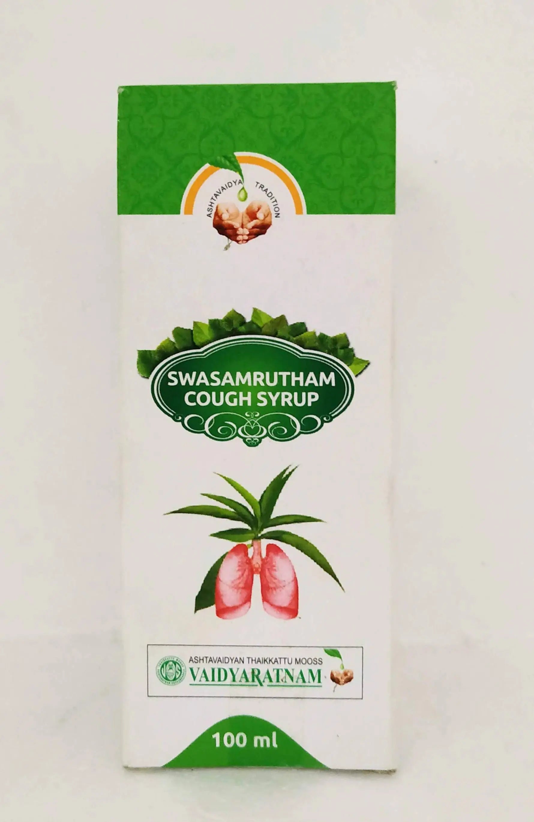 Swasamrutham Cough Syrup 100ml Vaidyaratnam