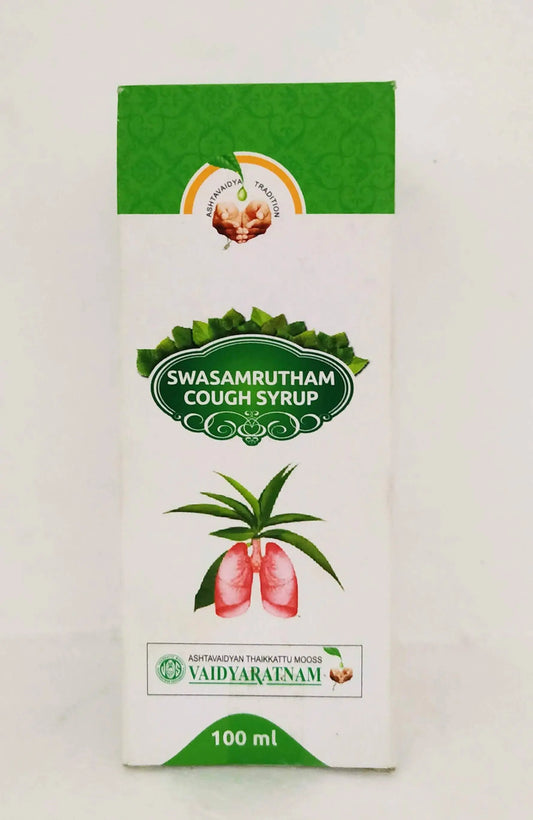 Swasamrutham Cough Syrup 100ml Vaidyaratnam
