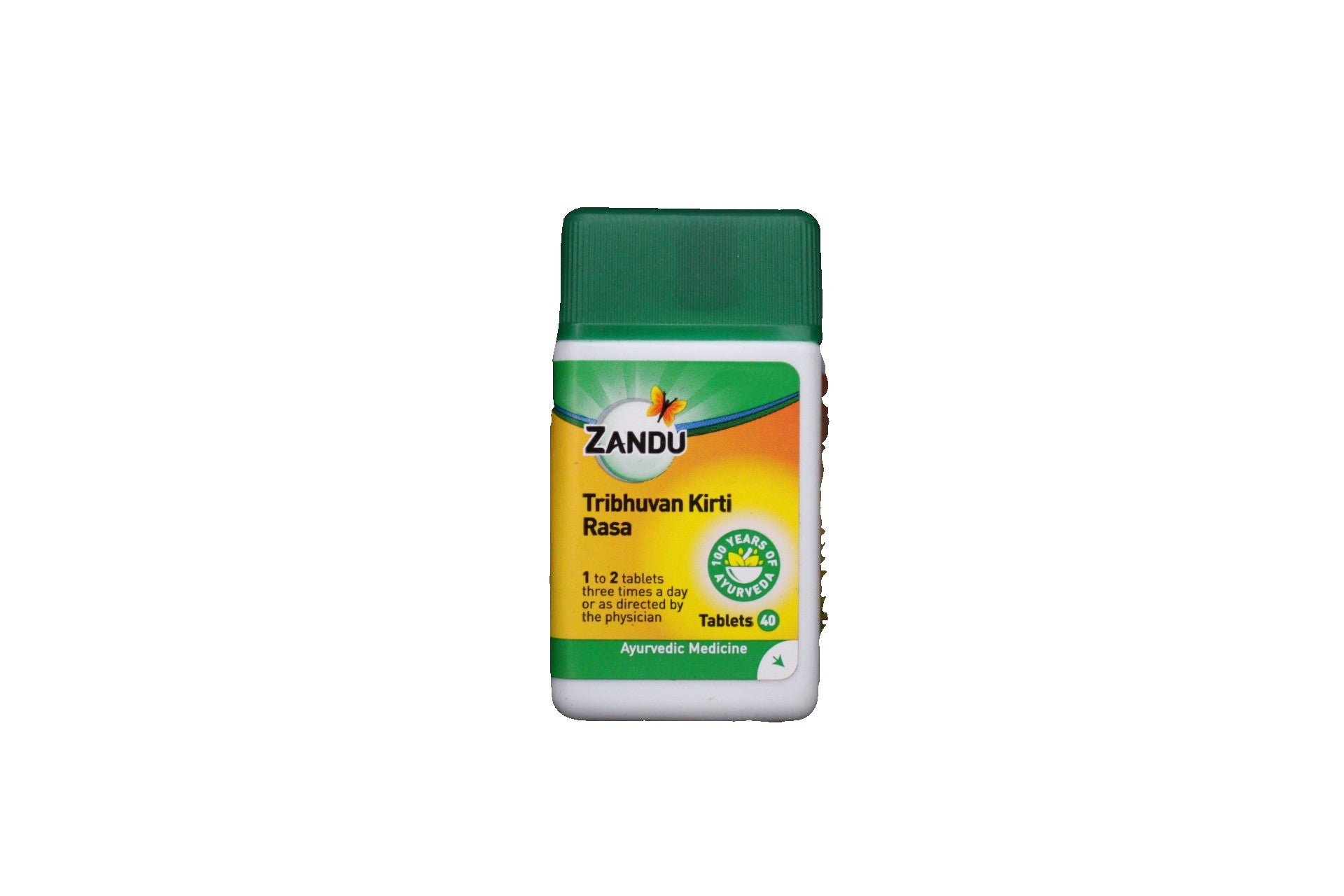 Zandu Tribhuvan kirit rasa - 40Tablets Zandu