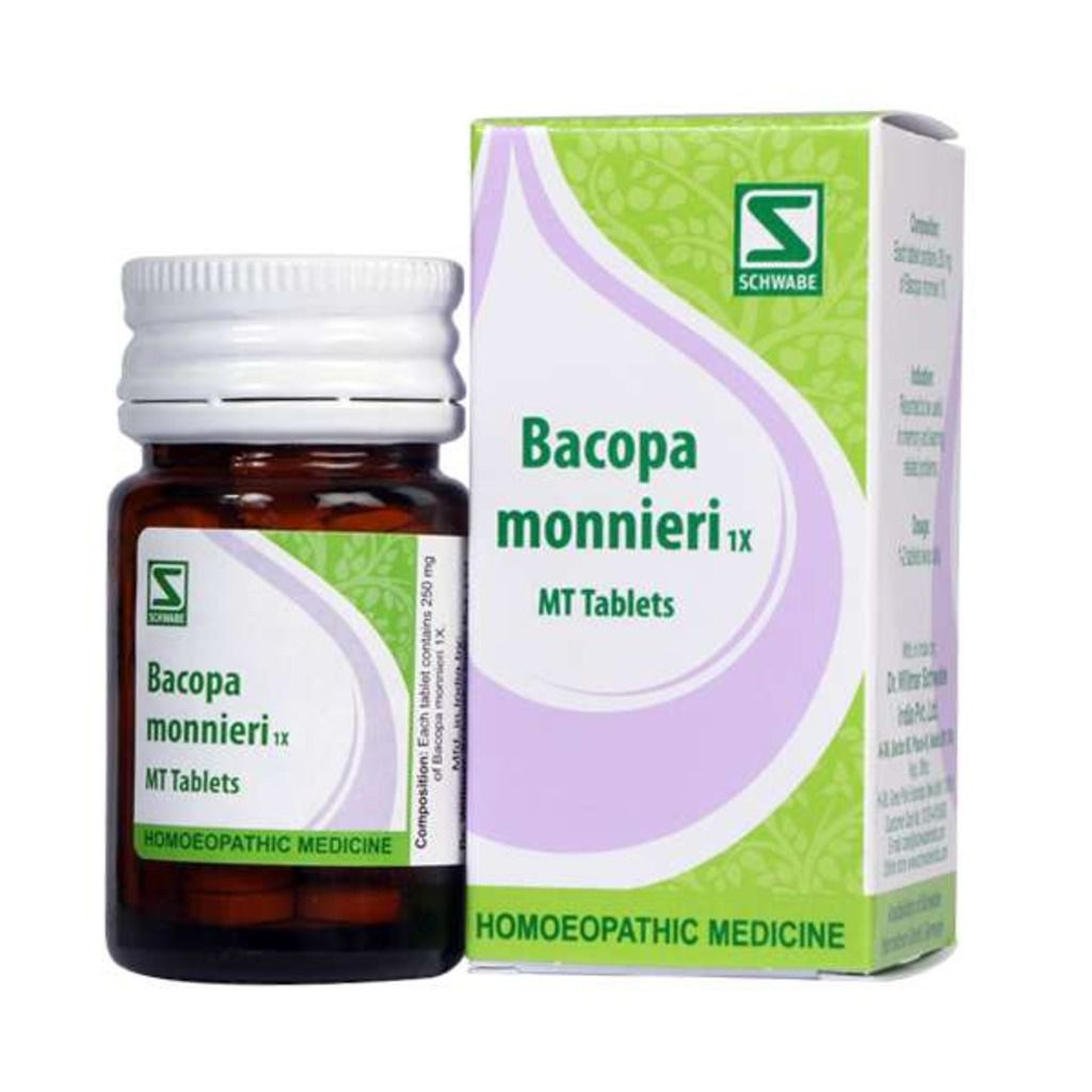 Willmar Schwabe Bacopa Monnieri Brahmi Dr Willmar Schwabe Homeo