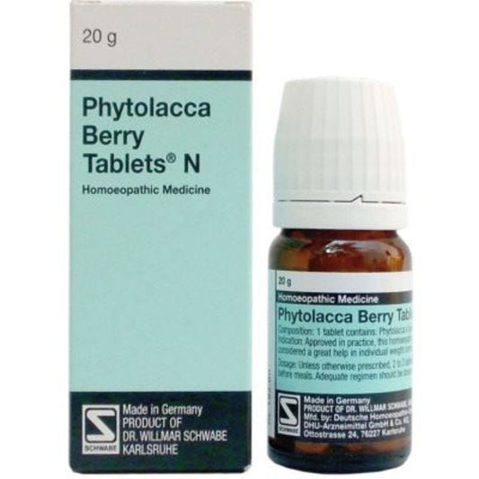 Willmar Schwabe Germany Phytolacca Berry Tablets Dr Willmar Schwabe Homeo