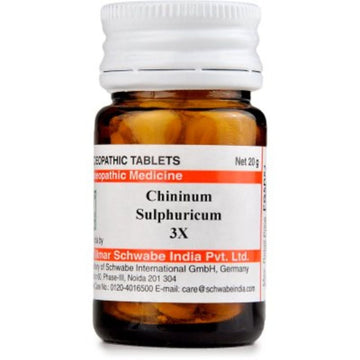 Willmar Schwabe Chininum Sulphuricum - 3X Dr Willmar Schwabe Homeo
