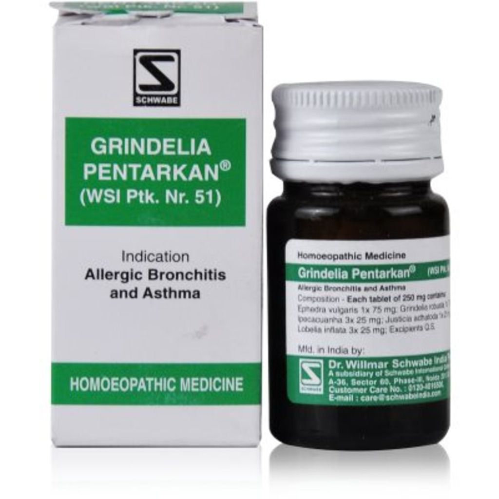 Willmar Schwabe Grindelia Pentarkan Dr Willmar Schwabe Homeo