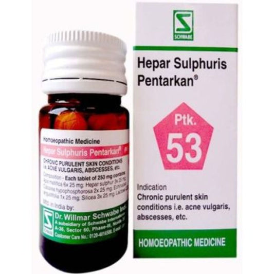 Willmar Schwabe Hepar Sulphuris Pentarkan Dr Willmar Schwabe Homeo