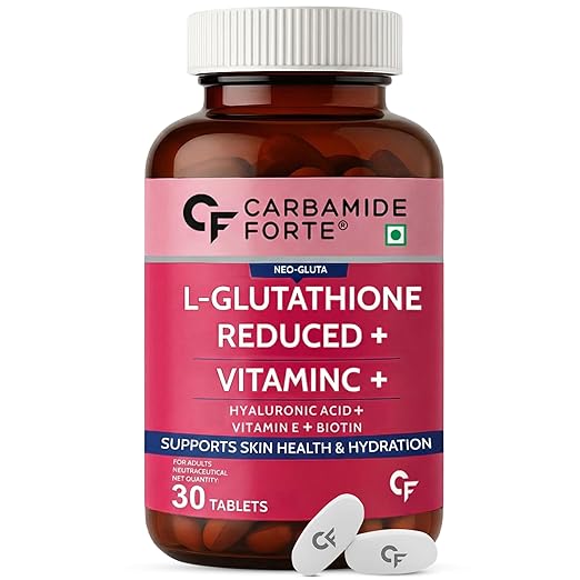 Carbamide Forte Japanese Reduced L Glutathione Tablets 500mg – 30 Veg Tablets