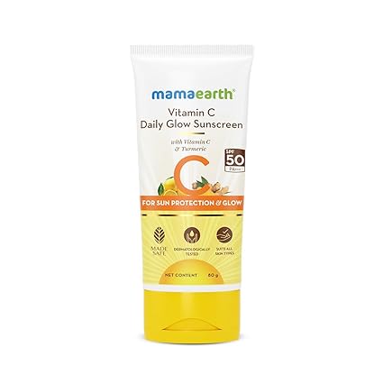 Mamaearth Daily Glow Sunscreen SPF 50 PA+++ - 80 gm