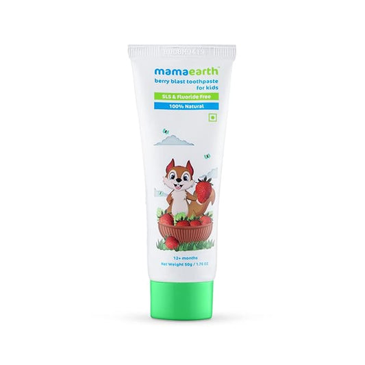 Mamaearth Natural Berry Blast Kids Toothpaste - 50 Gm