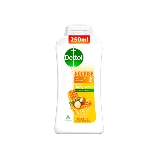 Dettol Body Wash and Shower Gel Nourish - 250ml