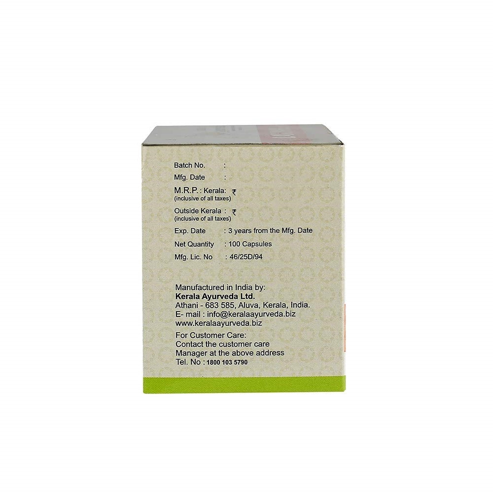 Kerala Ayurveda Laxinol-H Capsules - 100Capsules