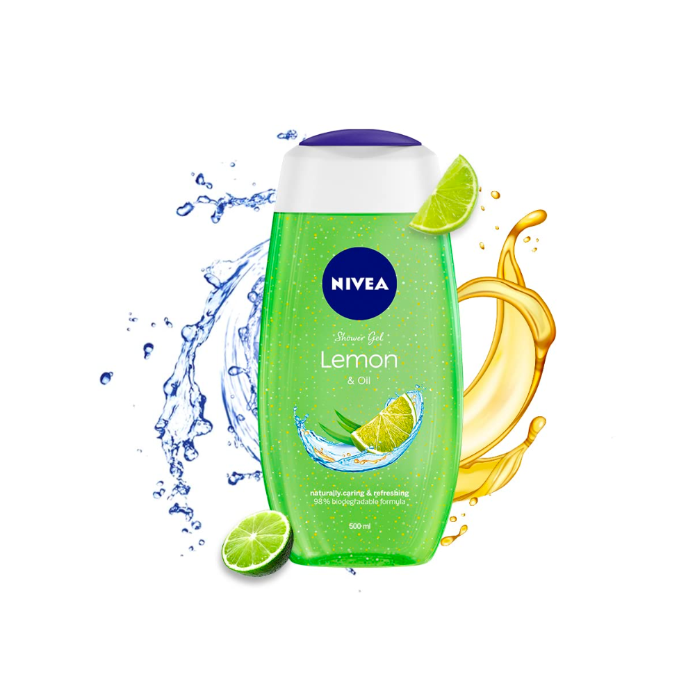 Nivea Body Wash Lemon & Oil Shower Gel - 500ml