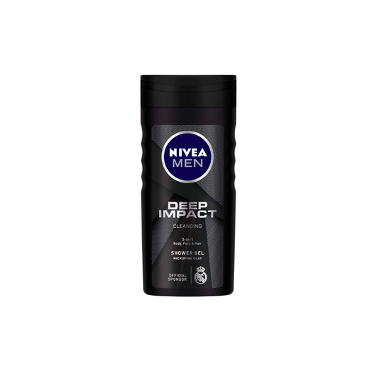 Nivea Men Deep Impact Body Wash & Shower Gel - 250ml