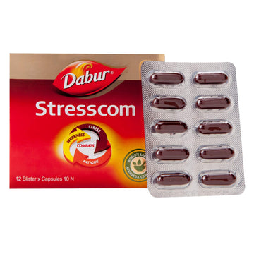 Dabur Stresscom Ashwagandha Capsules - 10Capsules