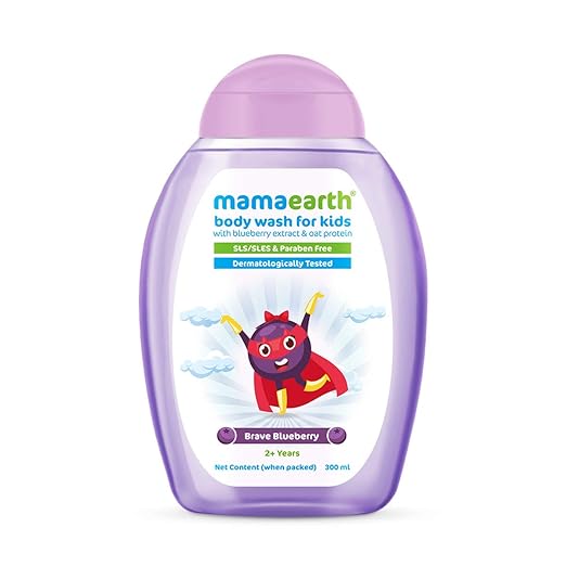 Mamaearth Brave Blueberry Body Wash For Kids 300 ml