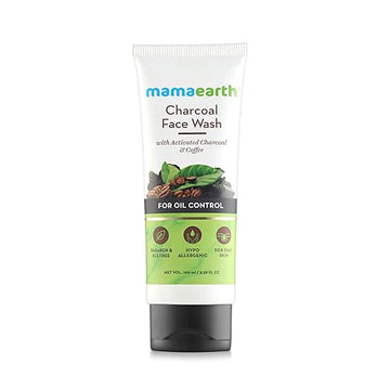 Mamaearth Charcoal Natural Face Wash for oil control & pollution defence 100 ml