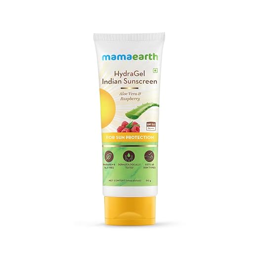 Mamaearth HydraGel Indian Sunscreen SPF 50 - 50gm