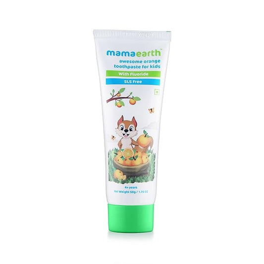Mamaearth Natural Orange Kids Toothpaste 50gm